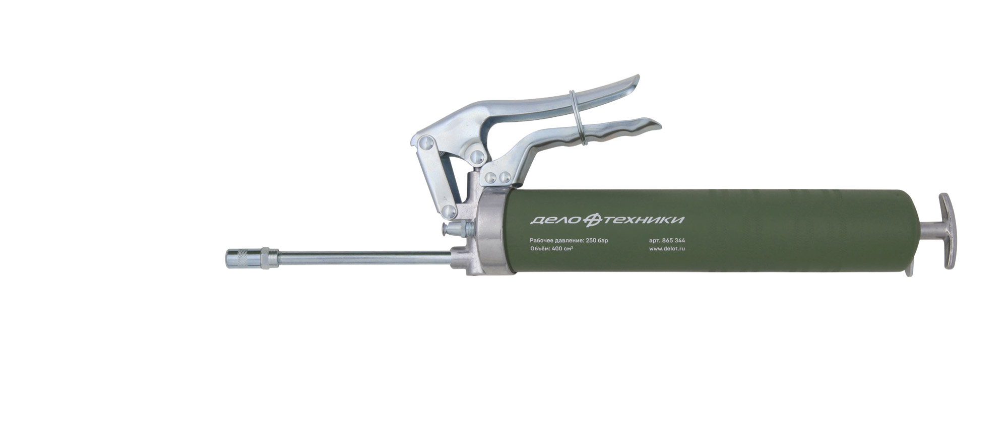 Шприц для смазки плунжерный пистолетного типа 400см3