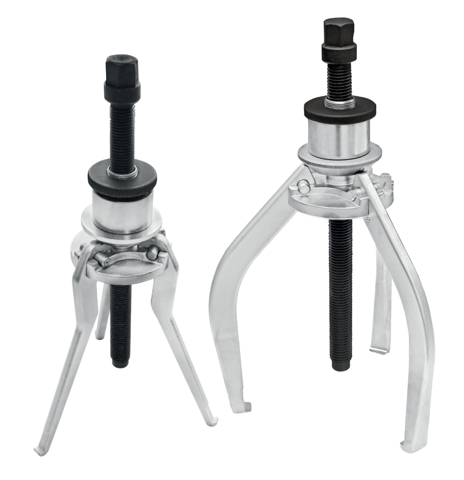 Съёмник подшипников трёхлапый для наружных и внутренних подшипников с подпружиненными лапами до 140 мм