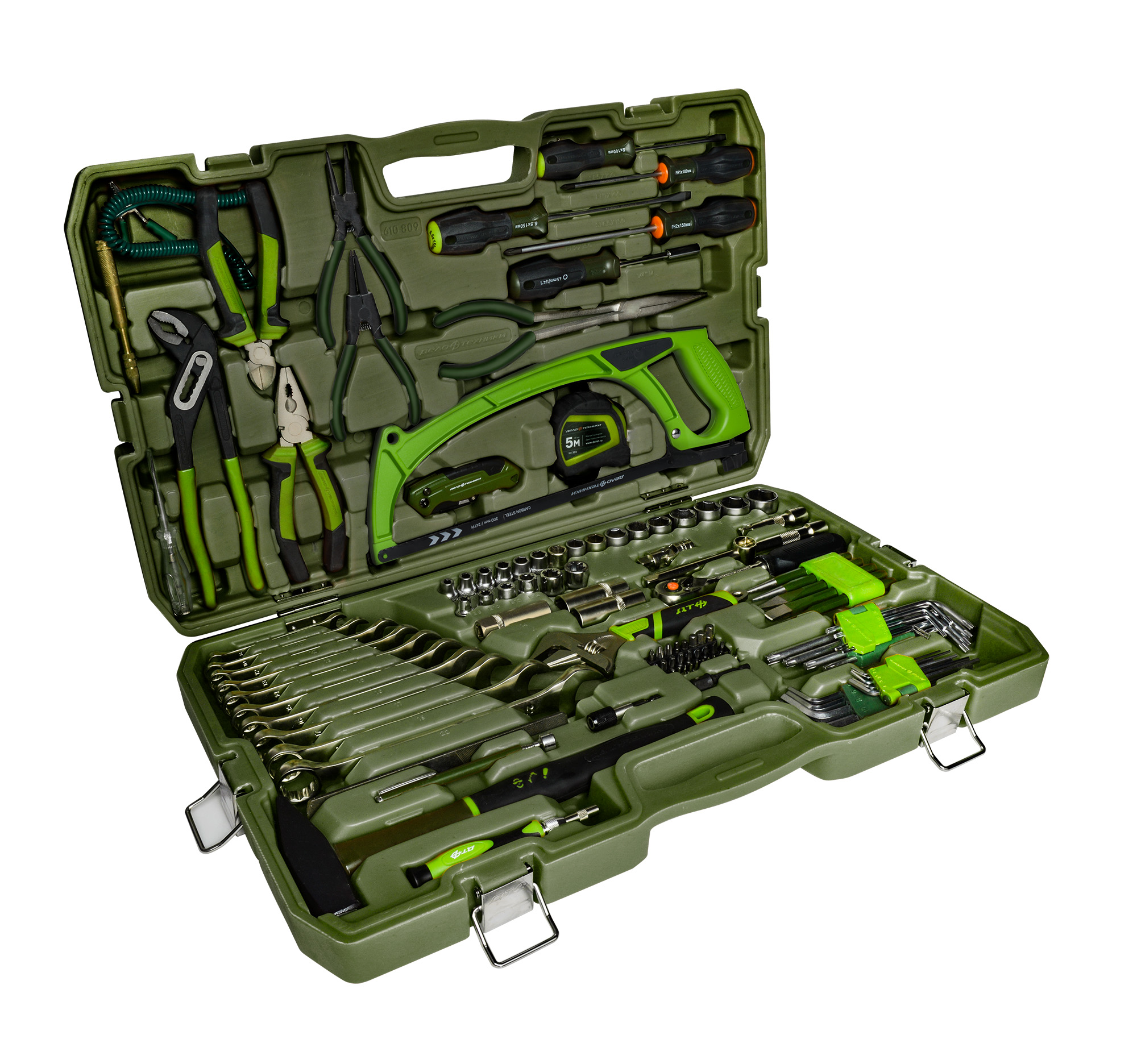 Набор головок 3/8" с инструментом, 109 предметов