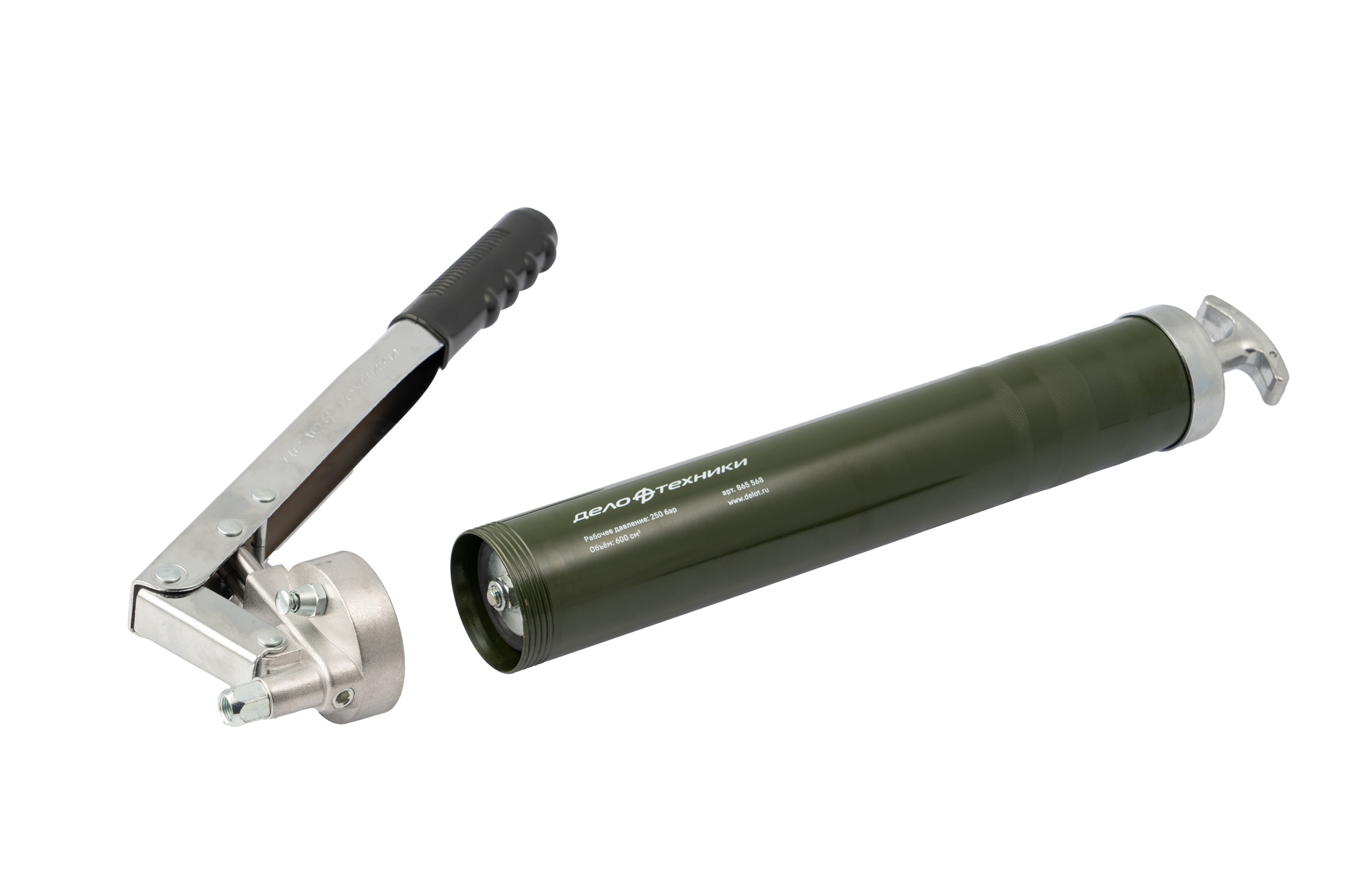 Шприц для смазки двухплунжерный 600см3 