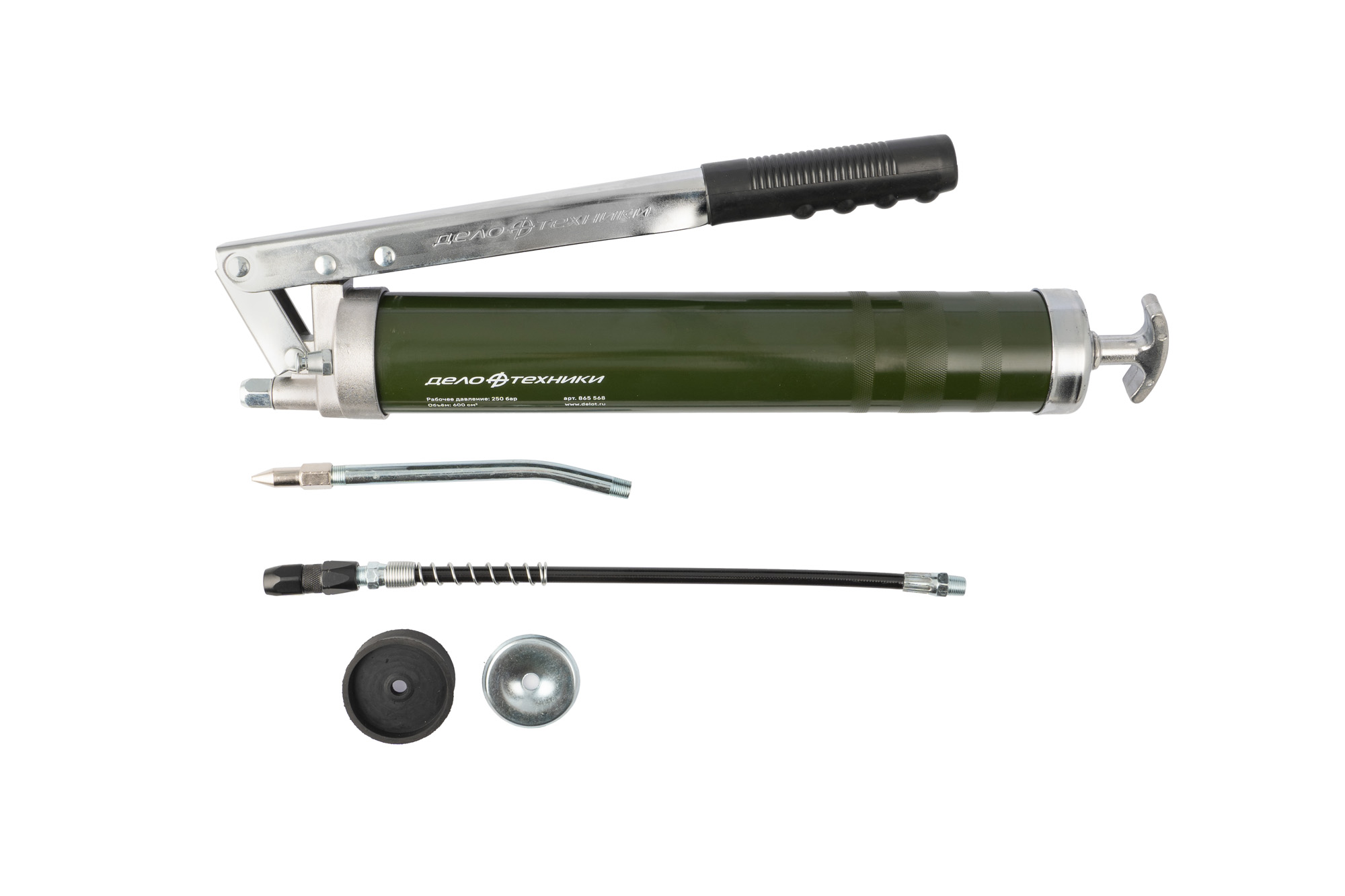 Шприц для смазки двухплунжерный 600см3 