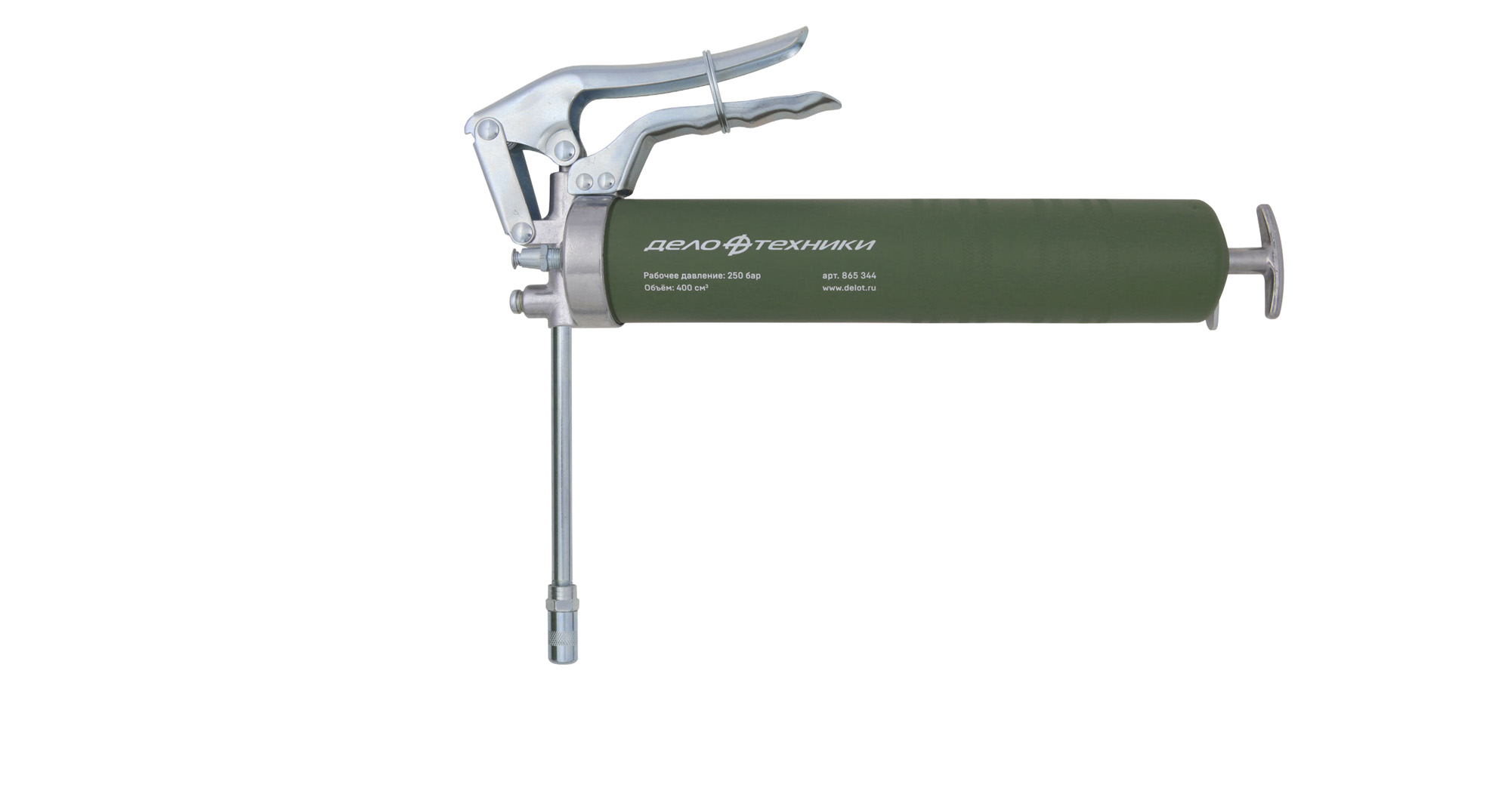 Шприц для смазки плунжерный пистолетного типа 400см3