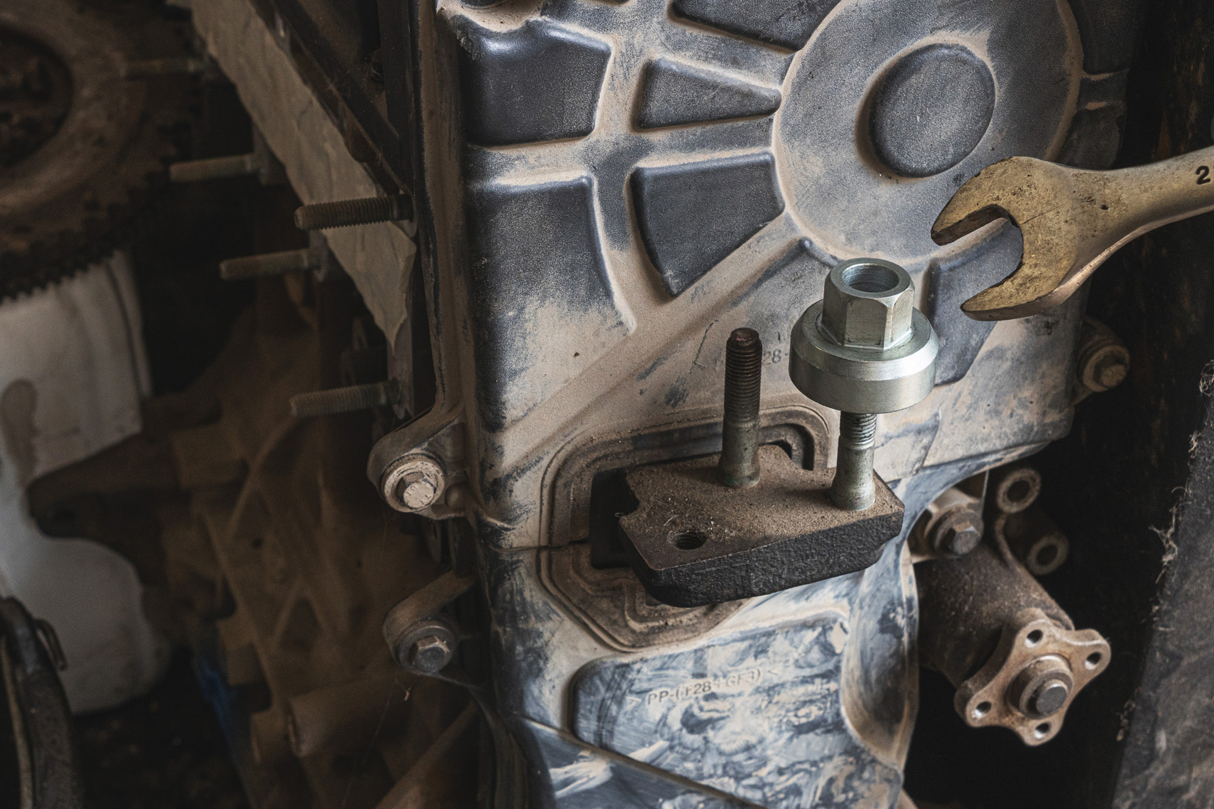 Плашкодержатель 30 мм, под ключ